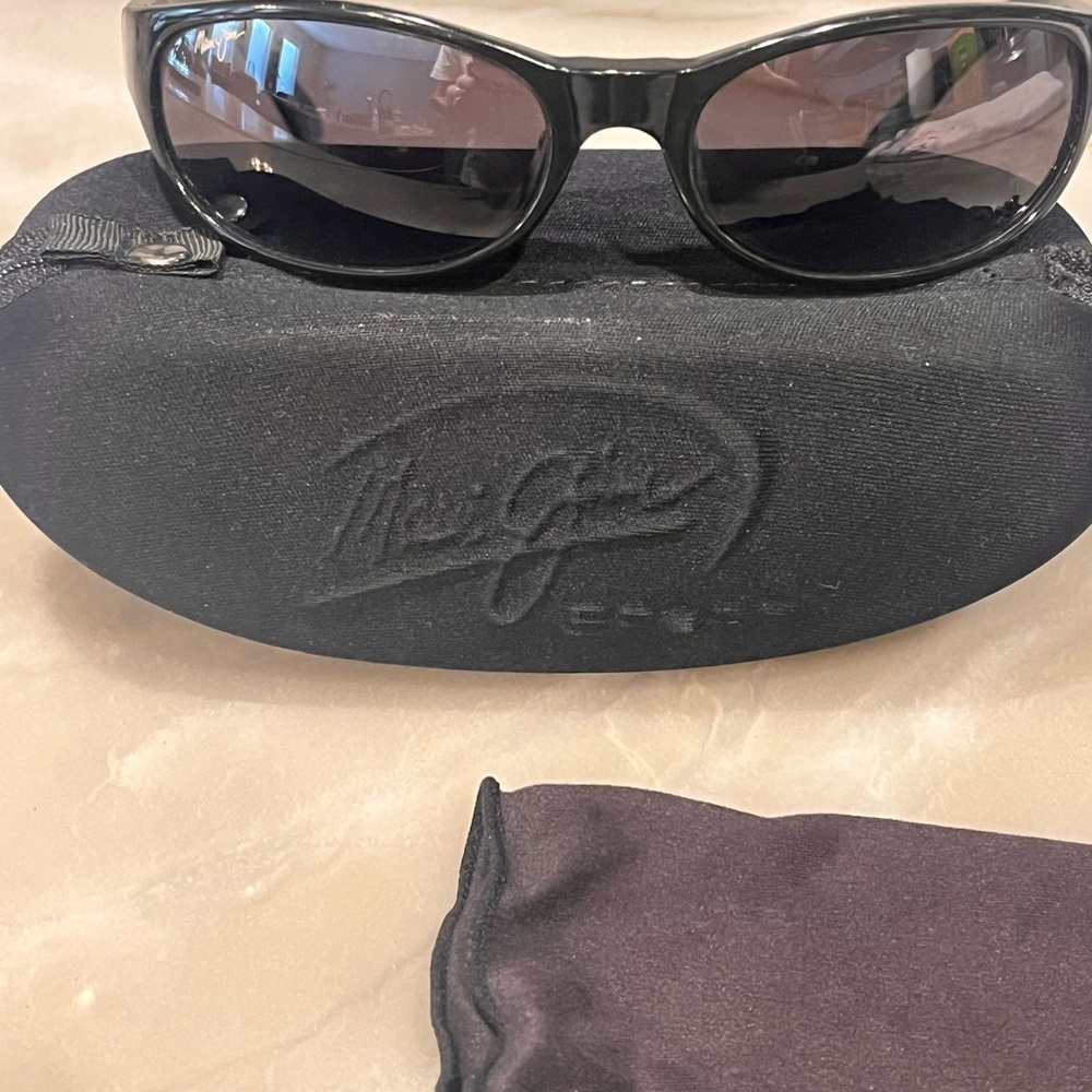 Maui Jim Glossy Black Sunglasses